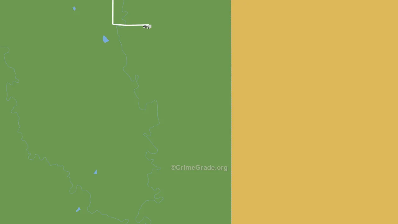 Virgil, KS Map of Vandalism Rates
