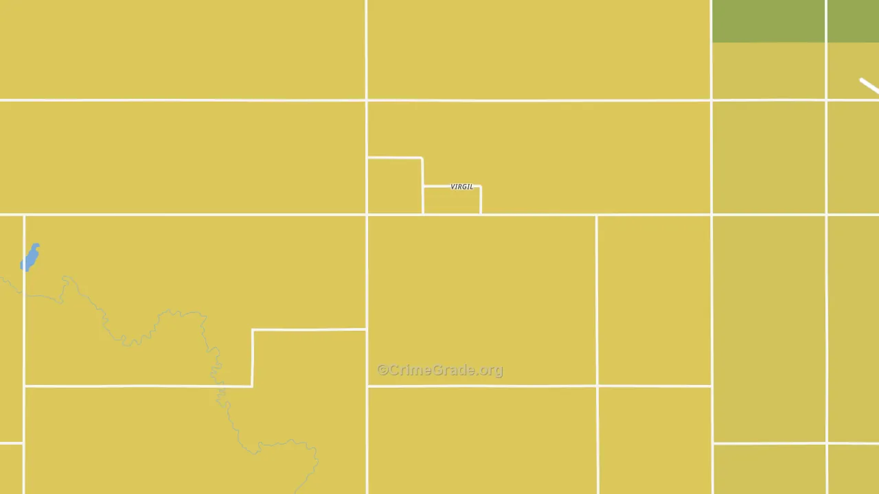Virgil, SD Map of Vandalism Rates
