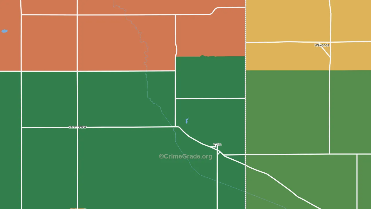 Volin, SD Map of Vandalism Rates