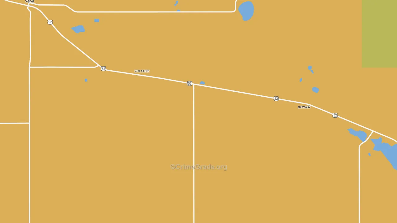 Voltaire, ND Map of Vandalism Rates
