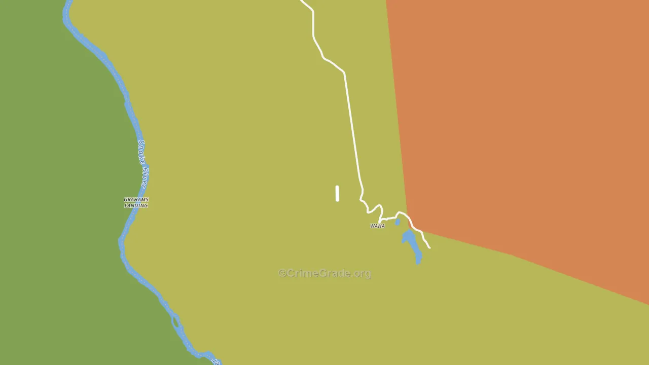 Waha, ID Map of Vandalism Rates