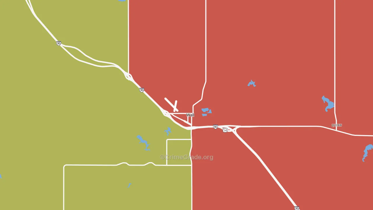 Wall, SD Map of Vandalism Rates