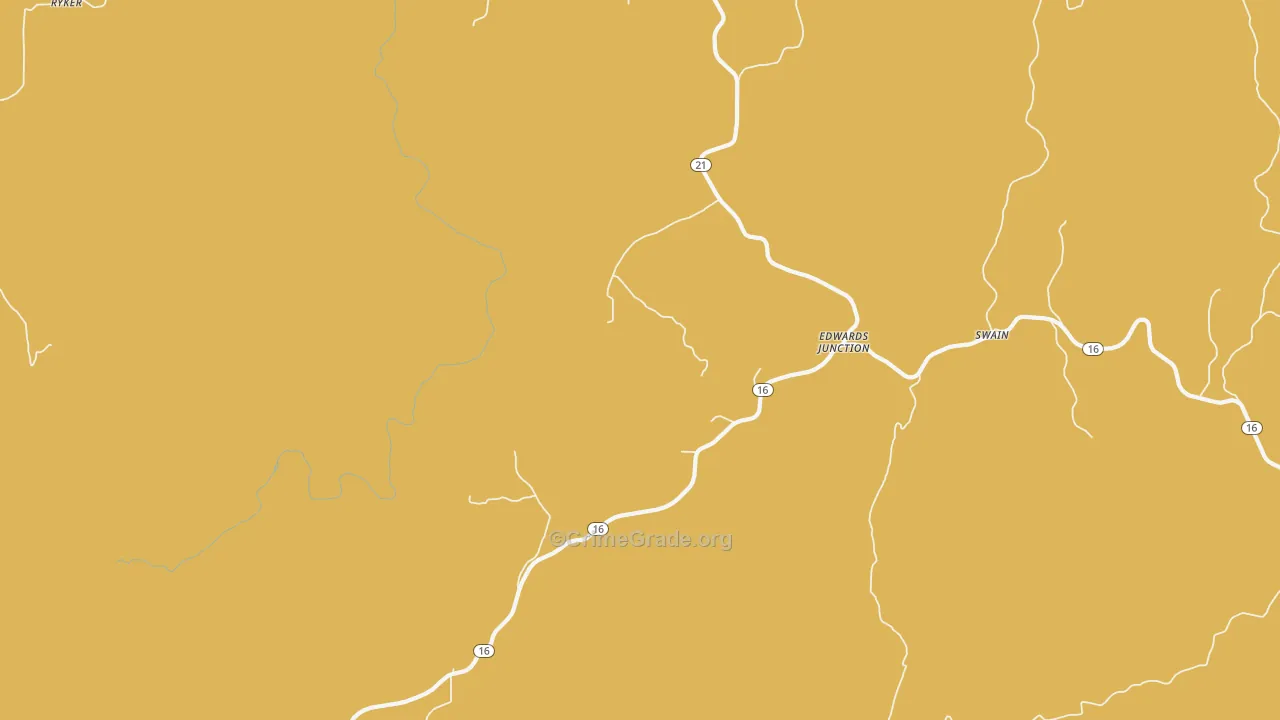 Walnut, AR Map of Vandalism Rates