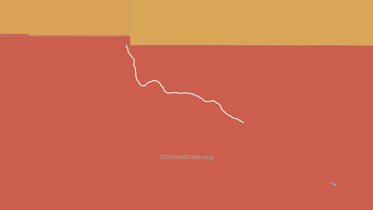 Waltman, WY Map of Vandalism Rates