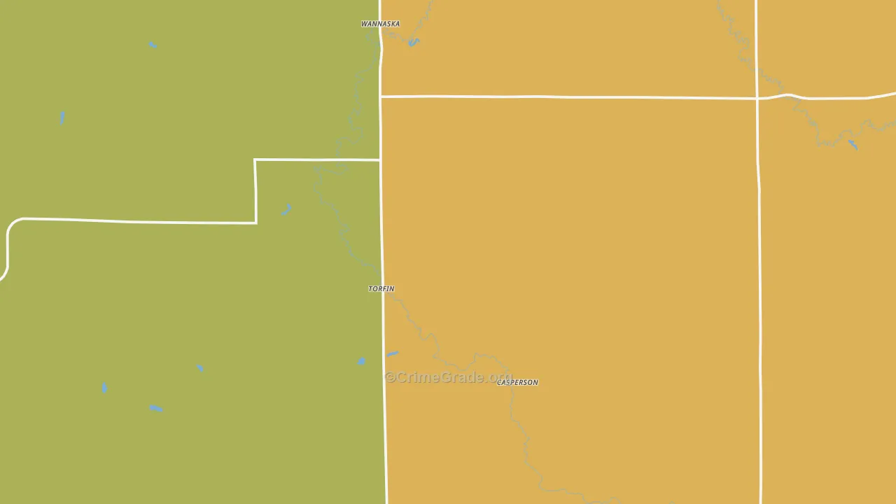 Wannaska, MN Map of Vandalism Rates