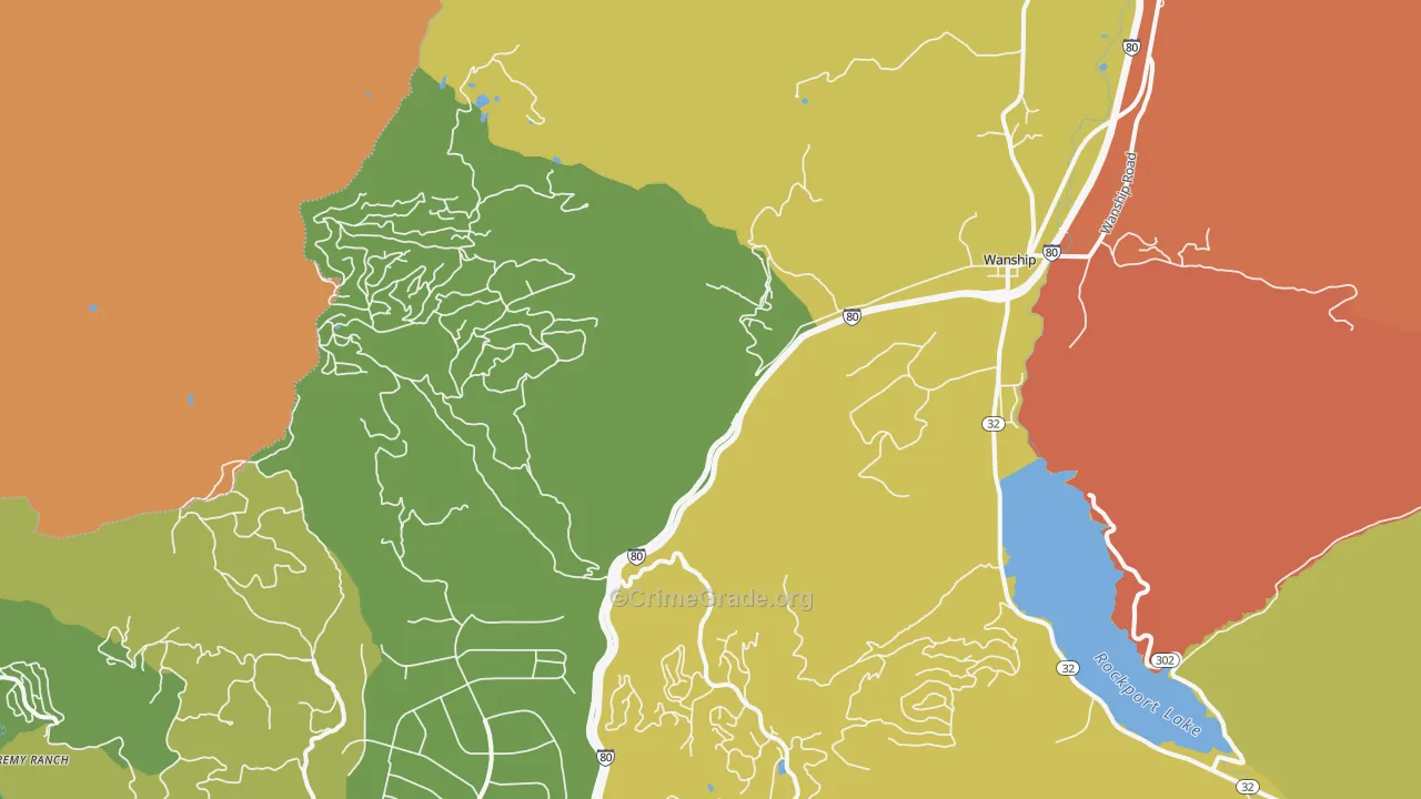 Wanship, UT Map of Vandalism Rates