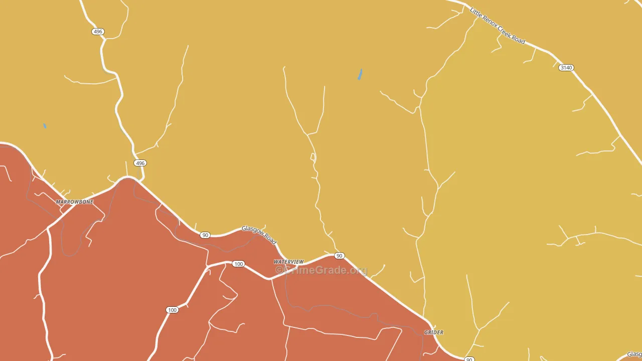 Waterview, KY Map of Vandalism Rates