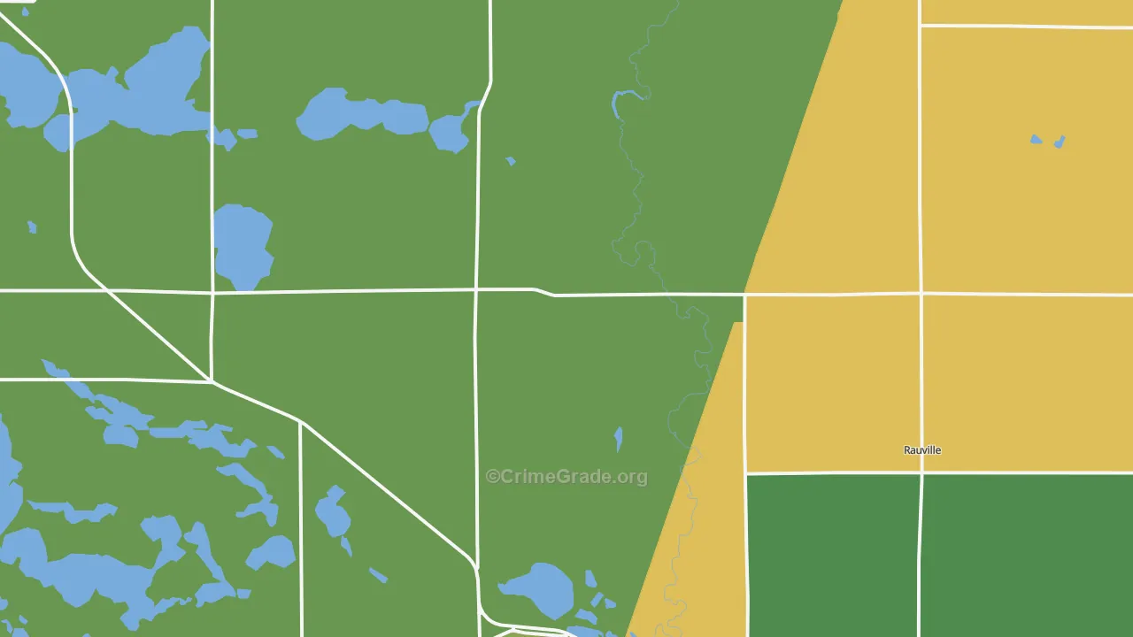 Waverly, SD Map of Vandalism Rates