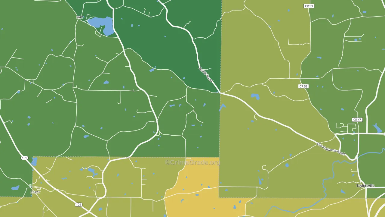 Wax, GA Map of Vandalism Rates