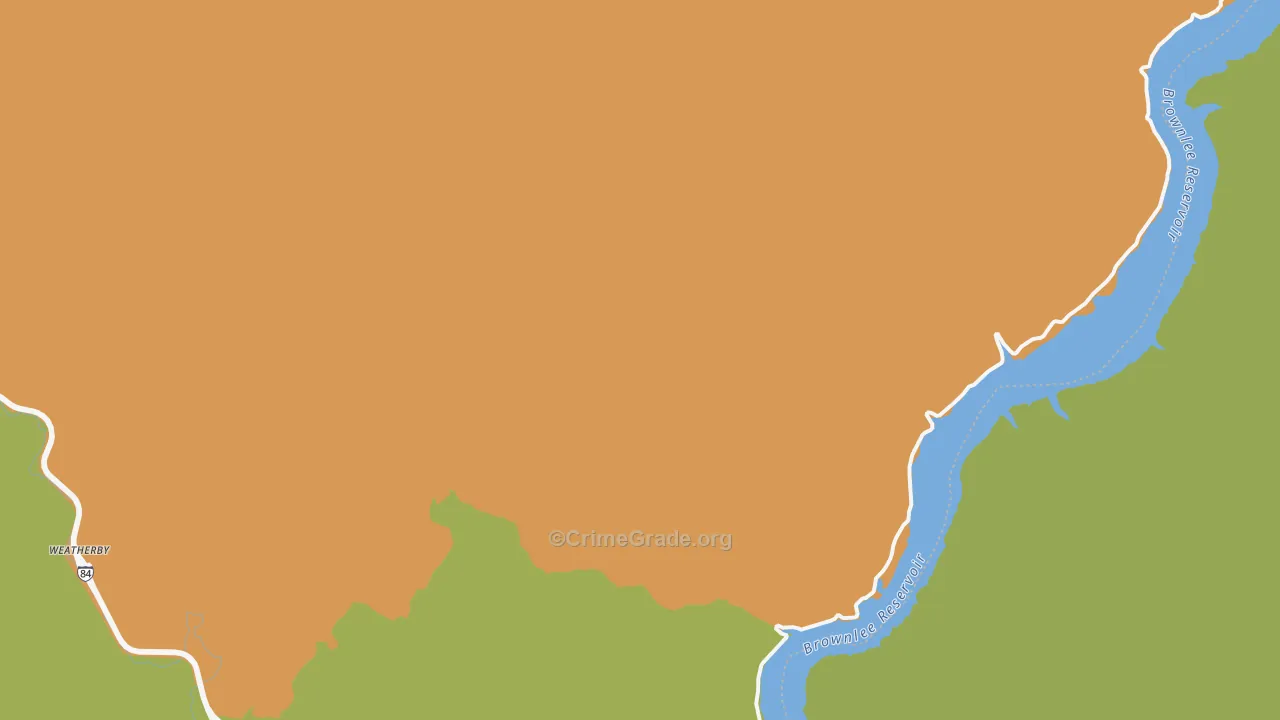 Weatherby, OR Map of Vandalism Rates