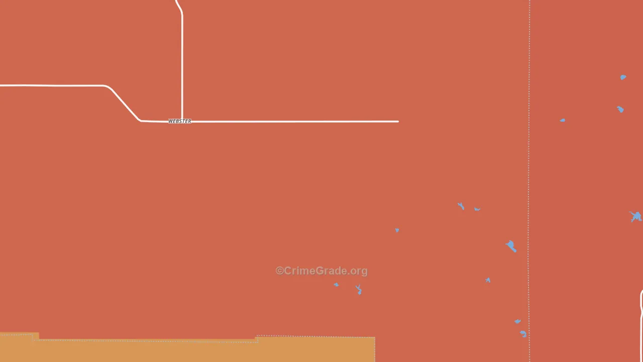 Webster, MT Map of Vandalism Rates