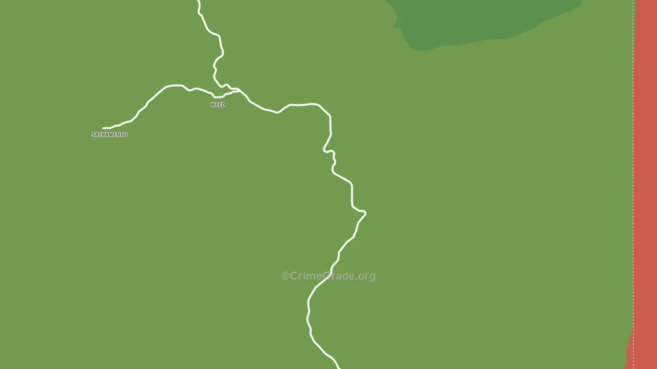 Weed, NM Map of Vandalism Rates