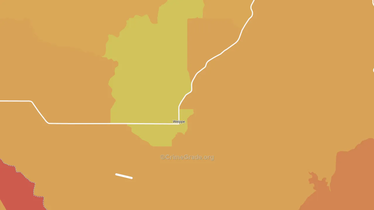 Weippe, ID Map of Vandalism Rates