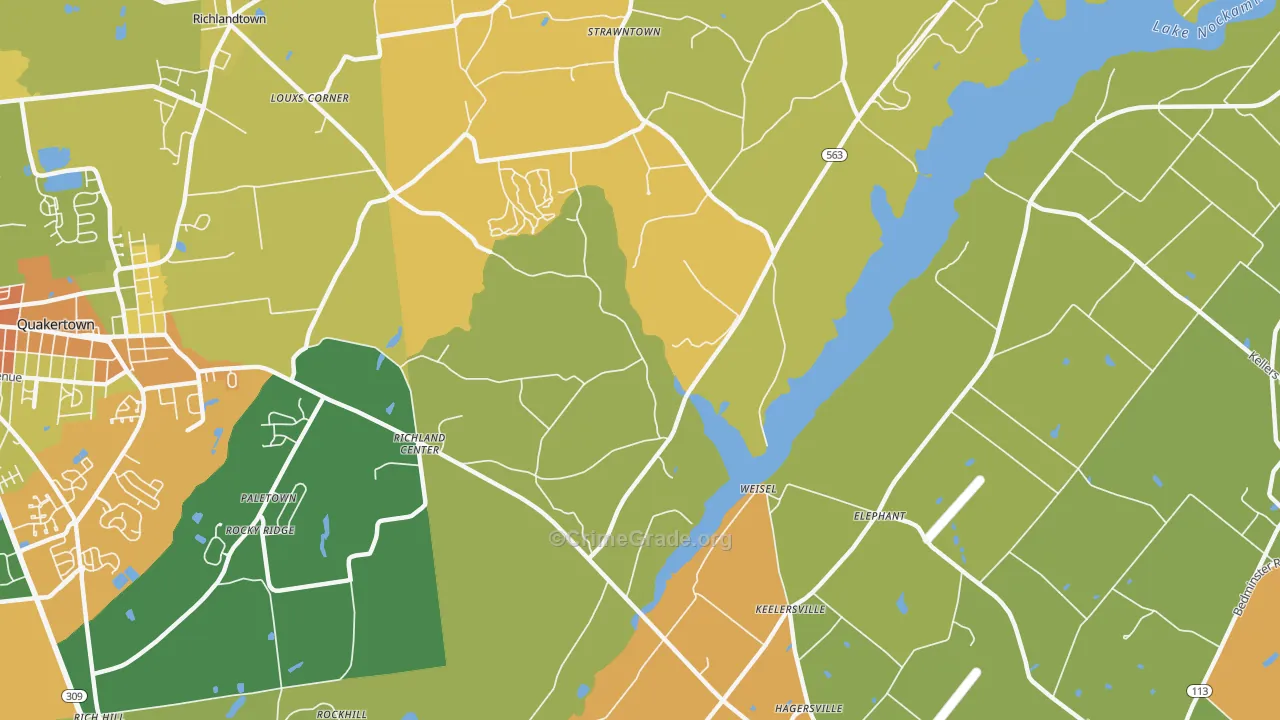 Weisel, PA Map of Vandalism Rates