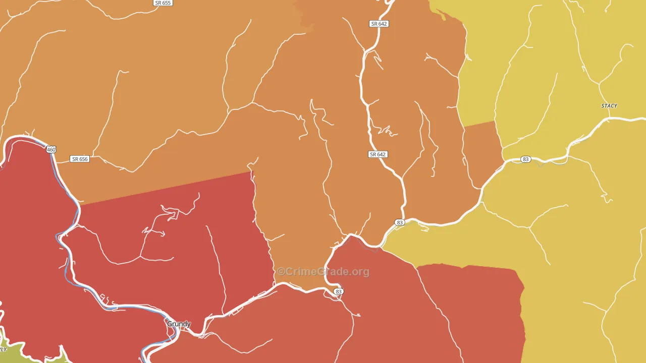 Weller, VA Map of Vandalism Rates