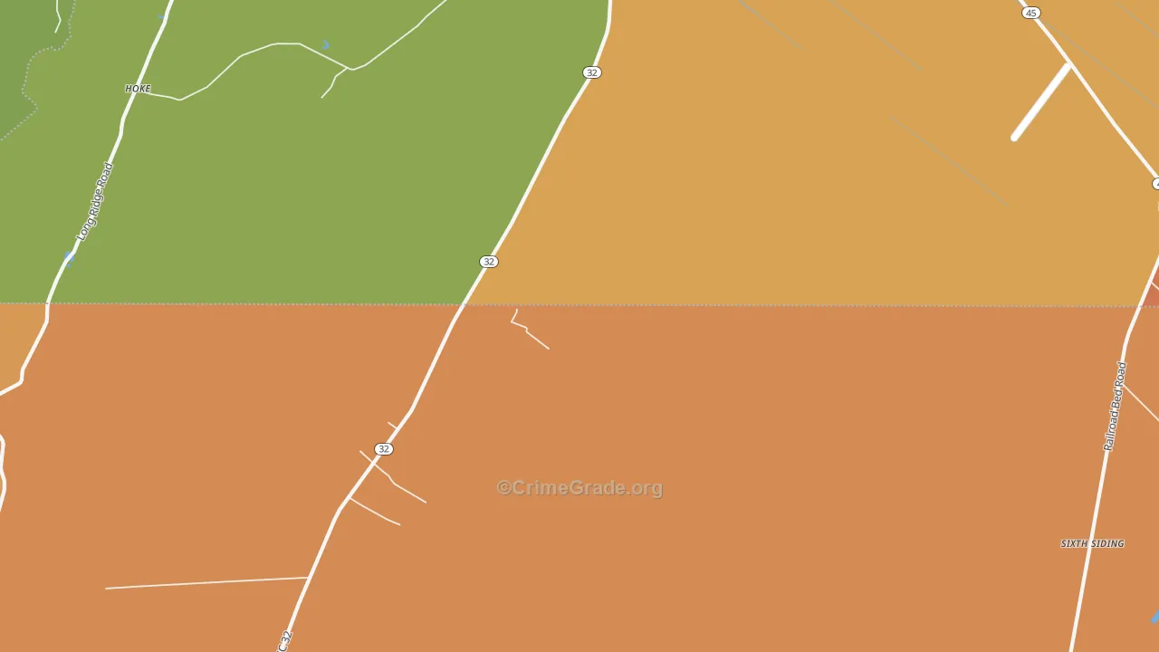 Wenona, NC Map of Vandalism Rates