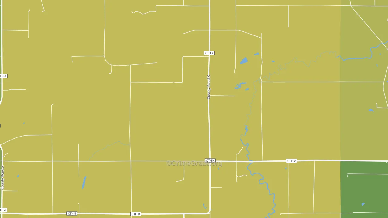 Wentworth, WI Map of Vandalism Rates