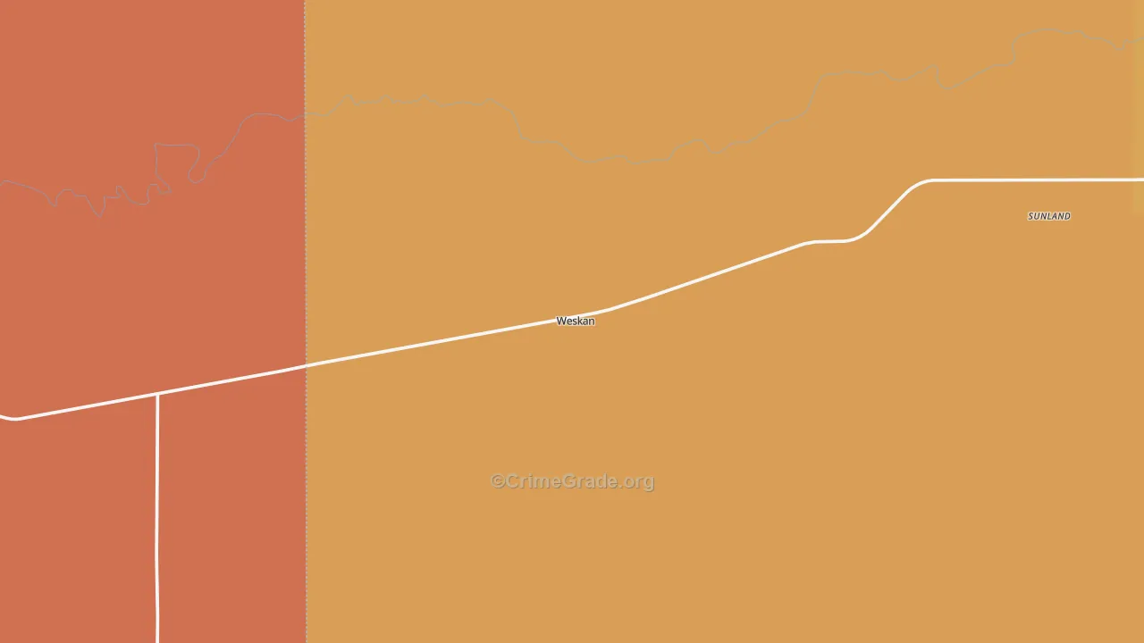 Weskan, KS Map of Vandalism Rates