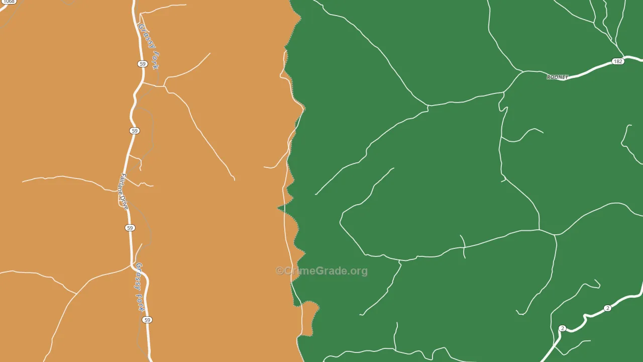 Wesleyville, KY Map of Vandalism Rates