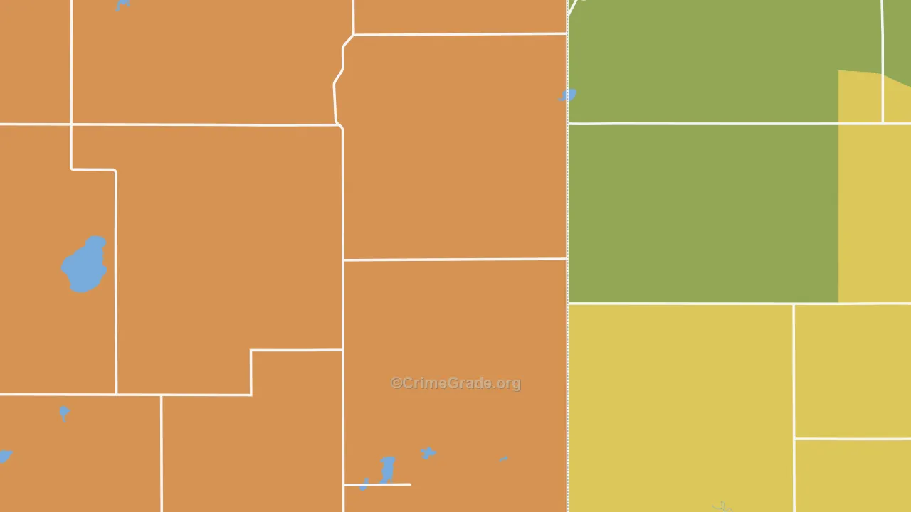 Wessington, SD Map of Vandalism Rates
