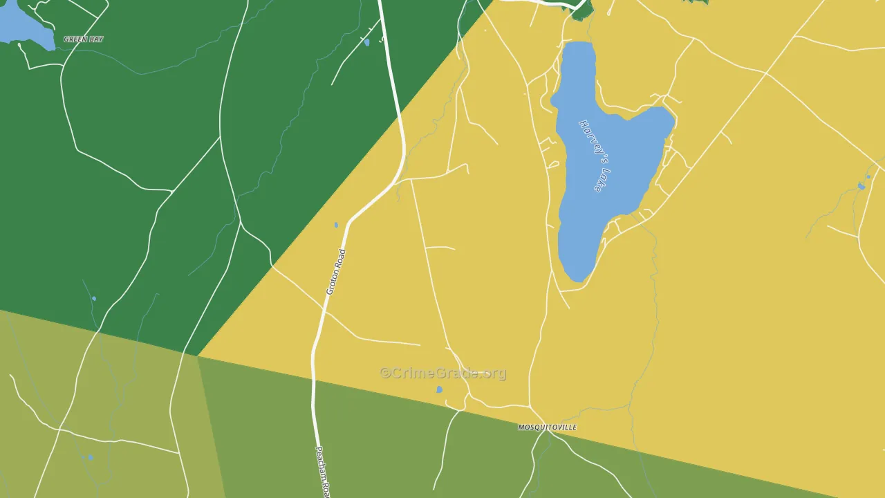 West Barnet, VT Map of Vandalism Rates