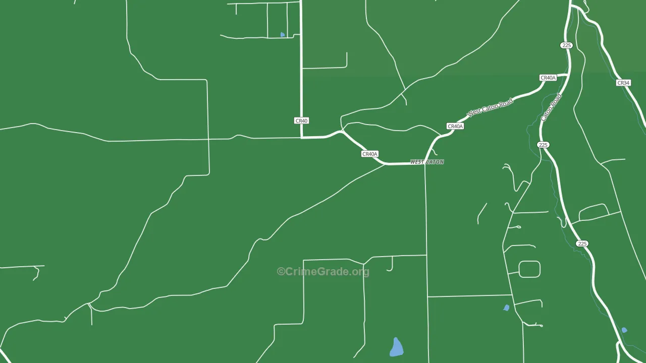 West Caton, NY Map of Vandalism Rates