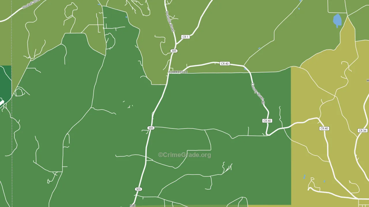 West Clarksville, NY Map of Vandalism Rates