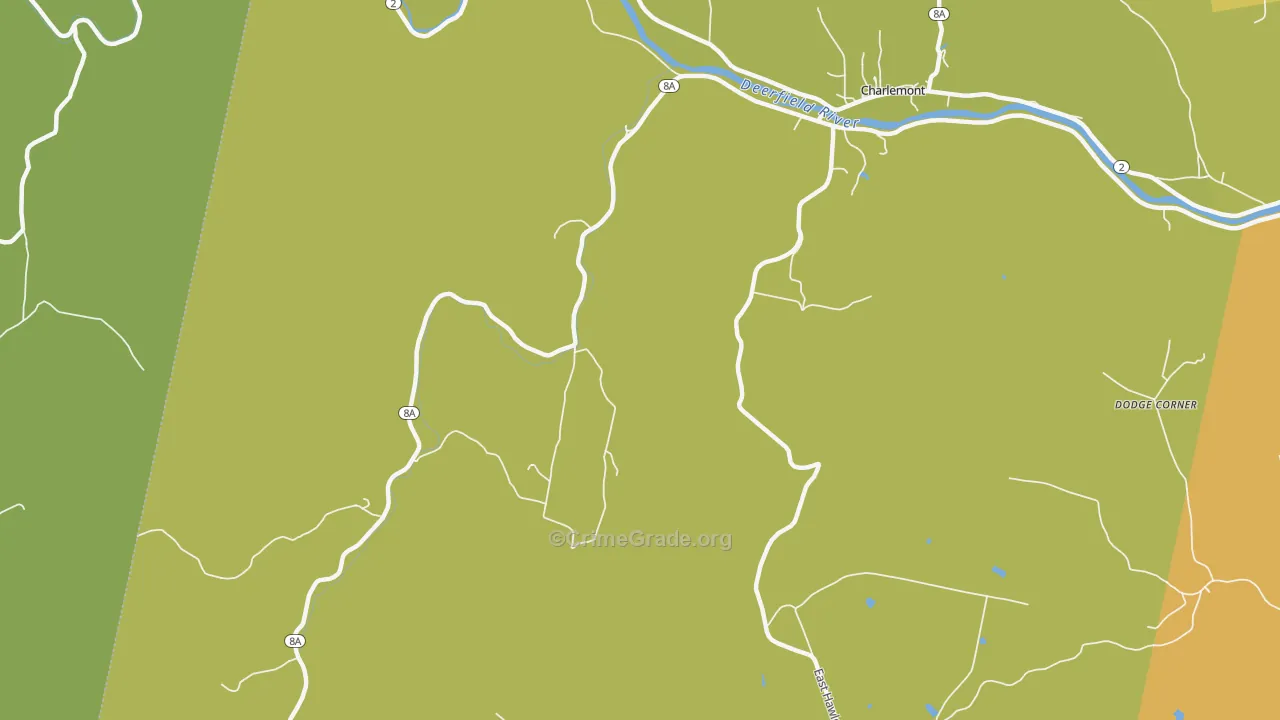 West Hawley, MA Map of Vandalism Rates