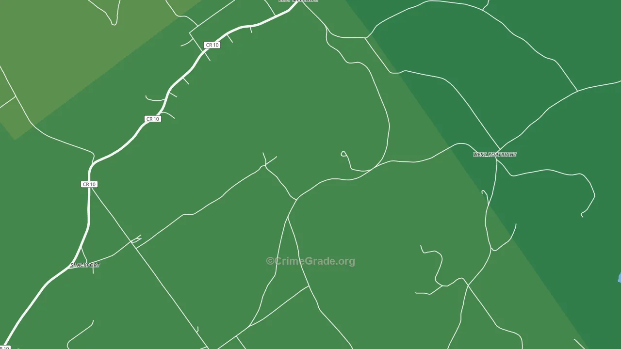 West Meredith, NY Map of Vandalism Rates