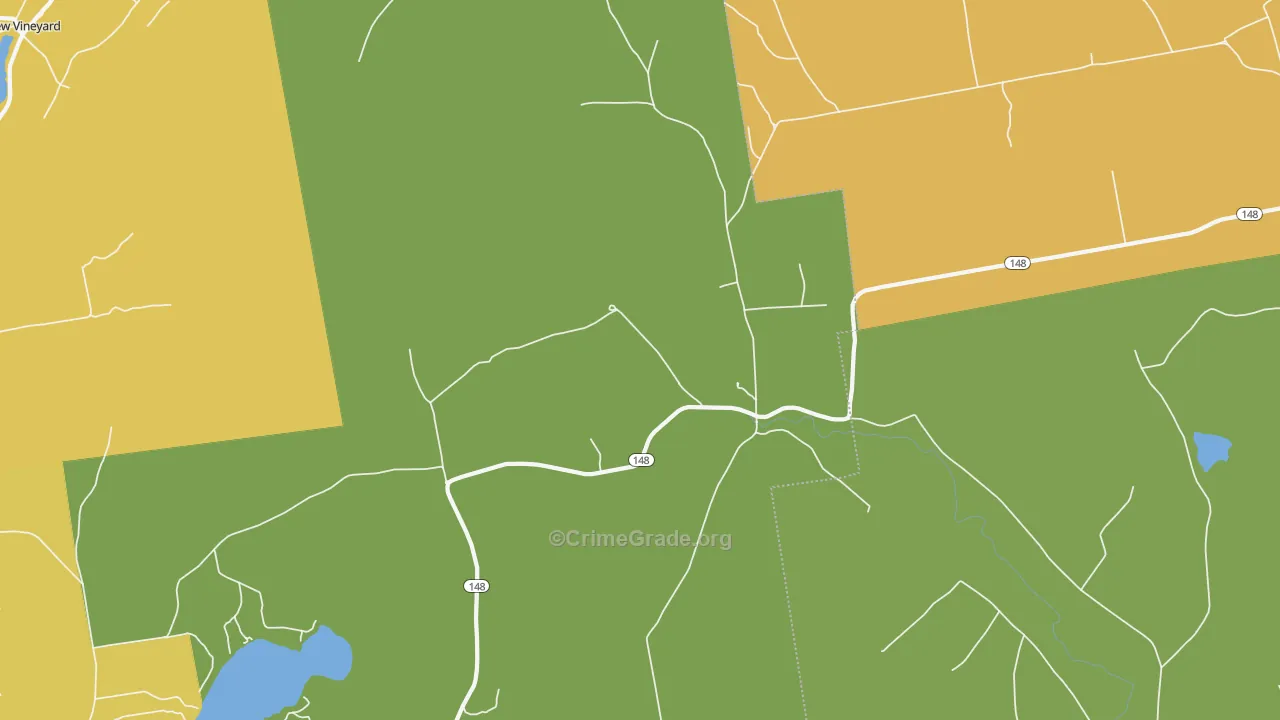 West Mills, ME Map of Vandalism Rates