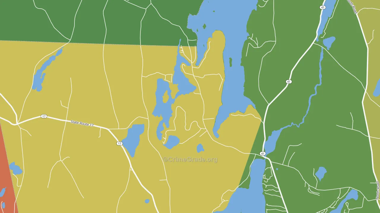 West Mount Vernon, ME Map of Vandalism Rates