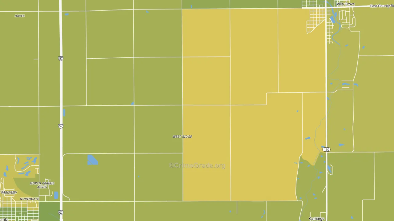 West Ridge, IL Map of Vandalism Rates