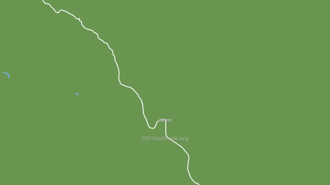 Westfall, OR Map of Vandalism Rates