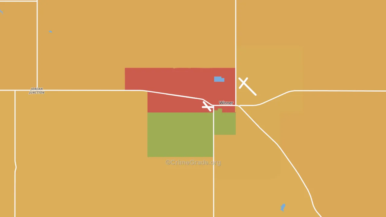 Wewela, SD Map of Vandalism Rates
