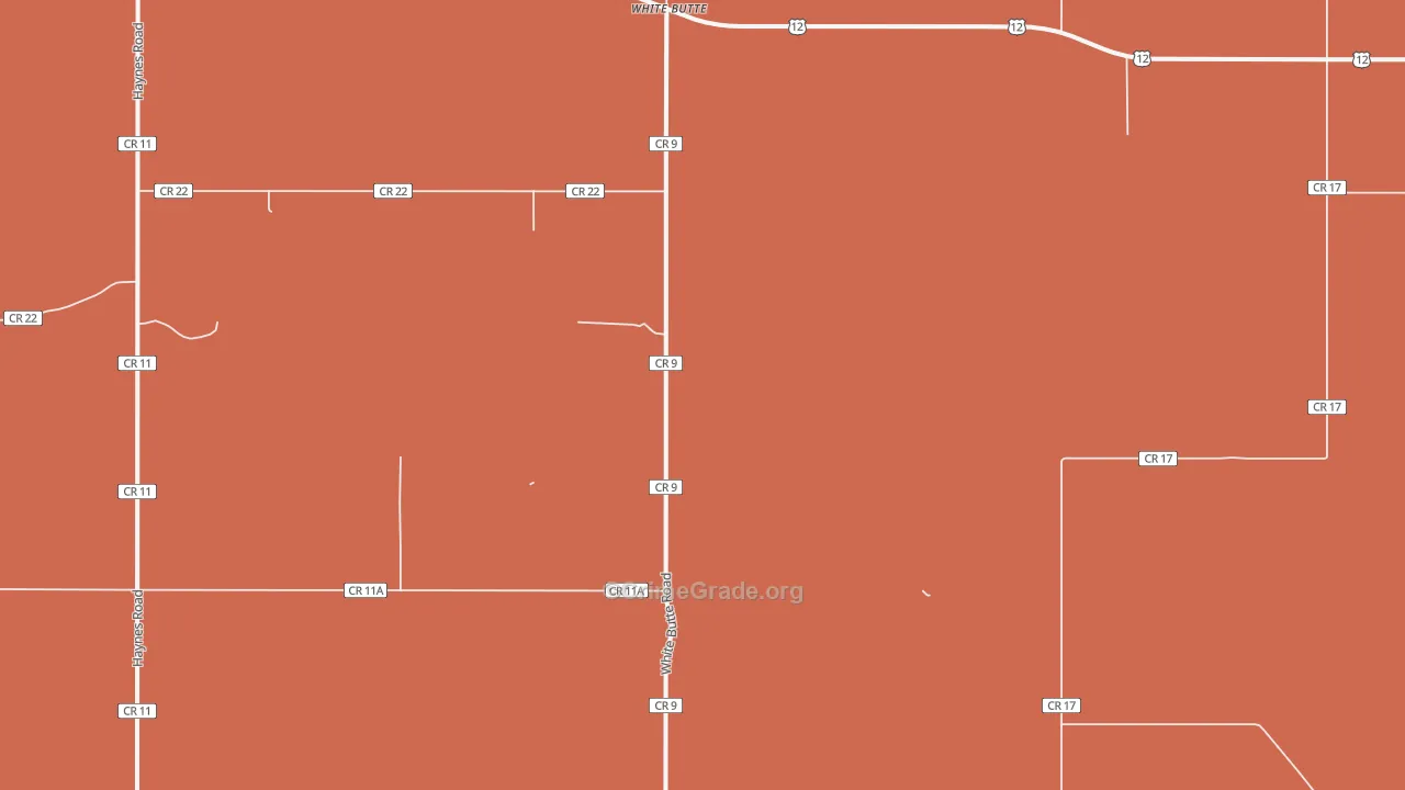 White Butte, SD Map of Vandalism Rates