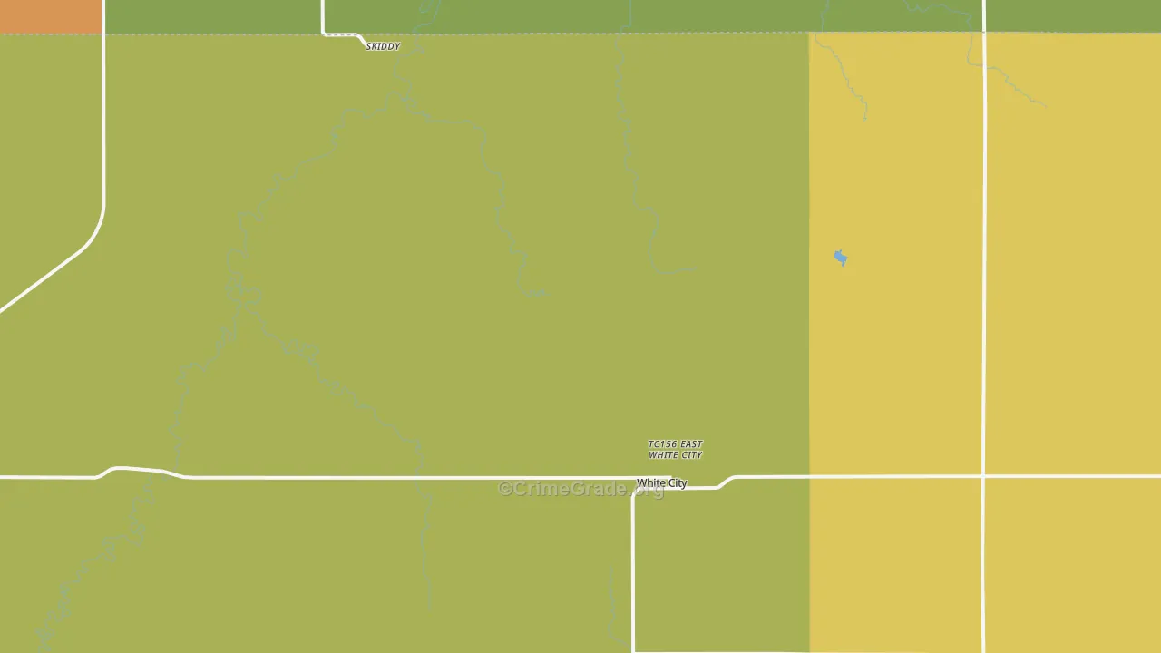 White City, KS Map of Vandalism Rates
