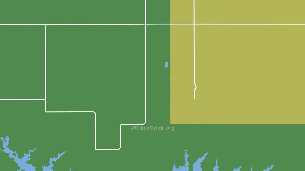 White Shield, ND Map of Vandalism Rates