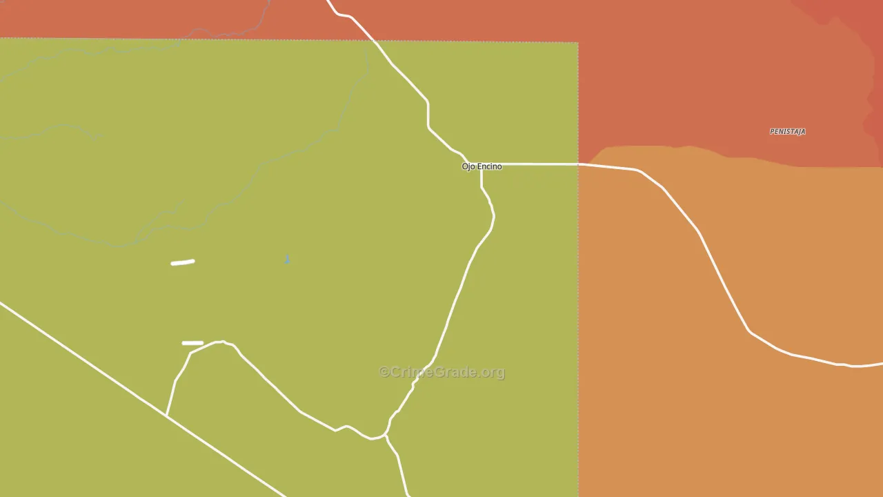 Whitehorse, NM Map of Vandalism Rates