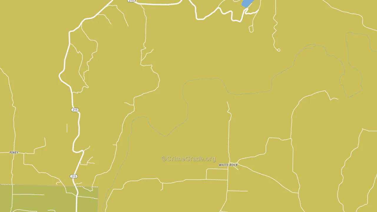 Whiterock, AR Map of Vandalism Rates