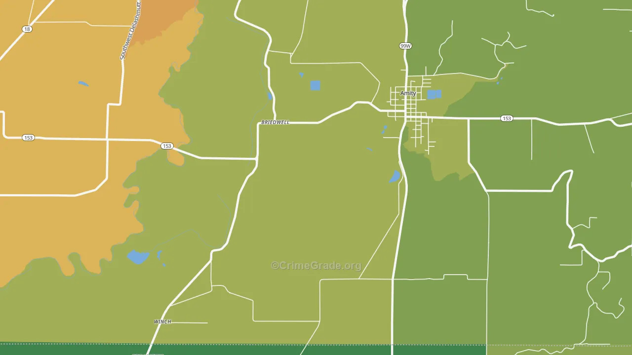 Whiteson, OR Map of Vandalism Rates