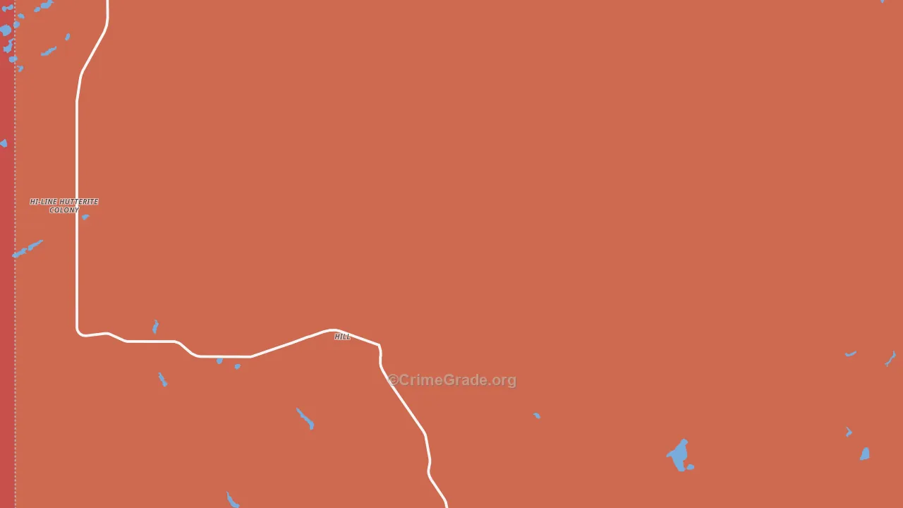 Whitlash, MT Map of Vandalism Rates