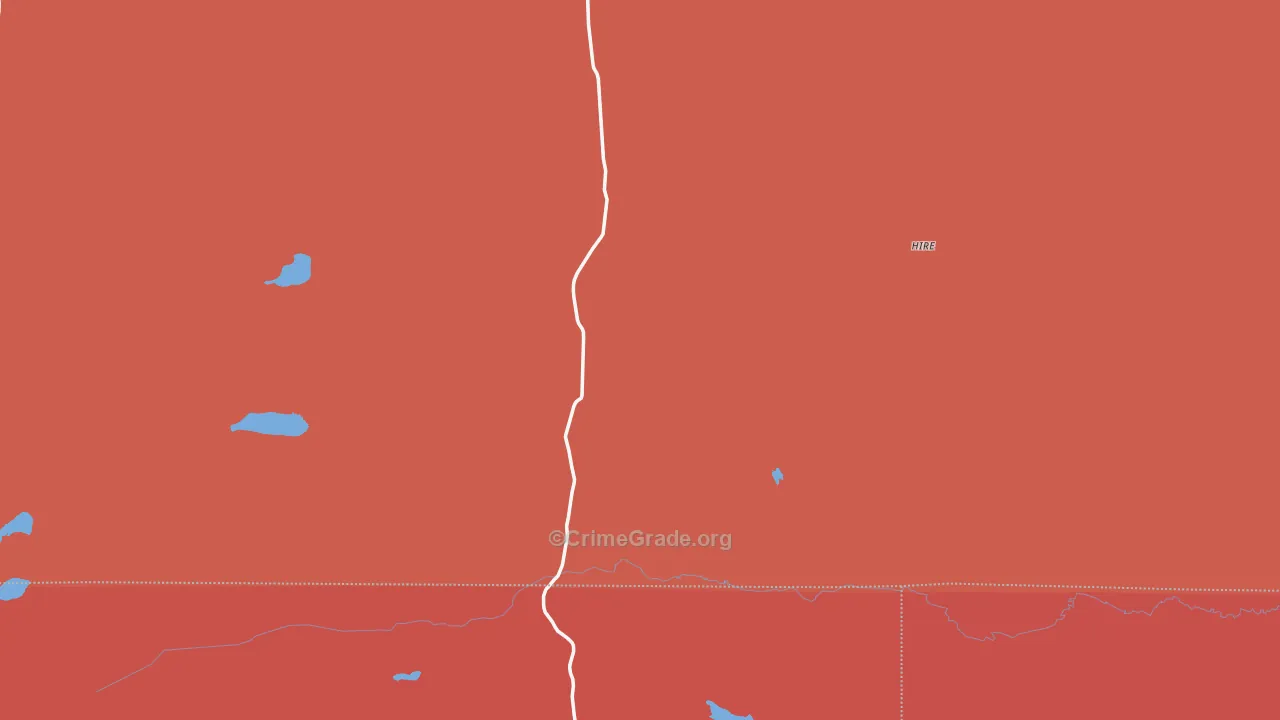 Whitman, NE Map of Vandalism Rates