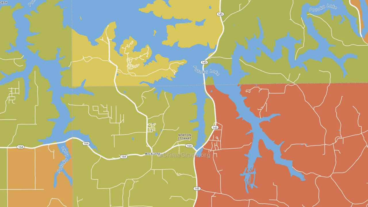 Wickliffe, IN Map of Vandalism Rates