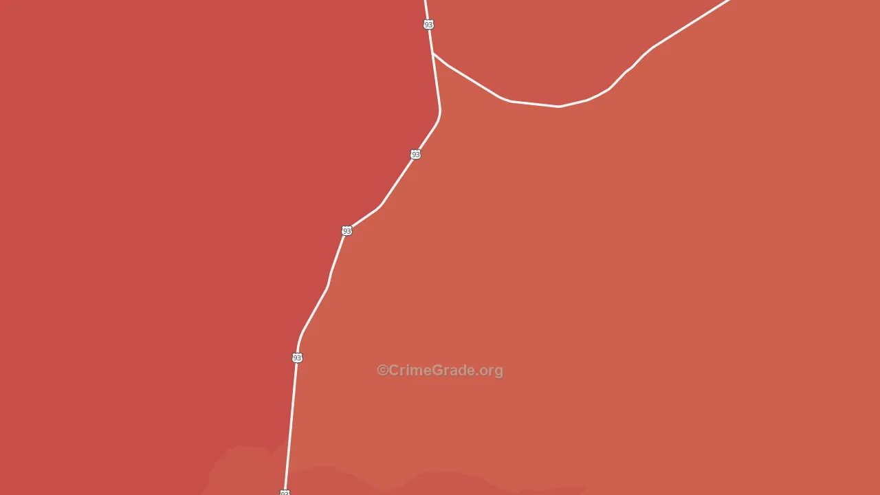 Wilkins, NV Map of Vandalism Rates