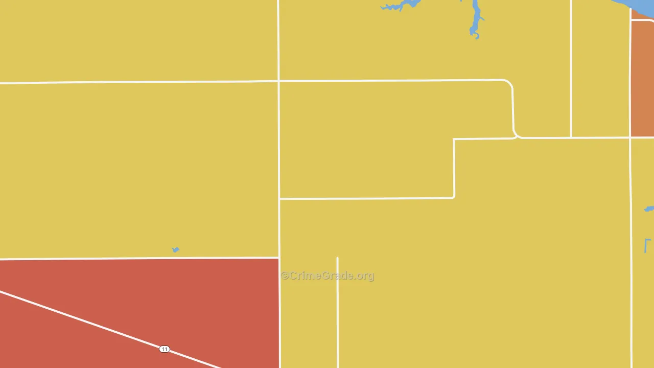 Williams, MN Map of Vandalism Rates
