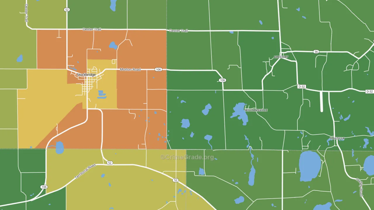 Williamsville, MI Map of Vandalism Rates