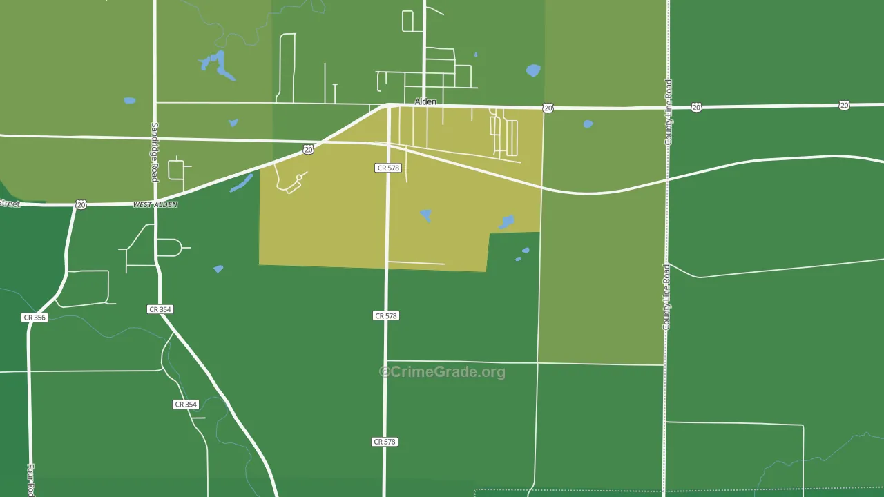 Williston, NY Map of Vandalism Rates