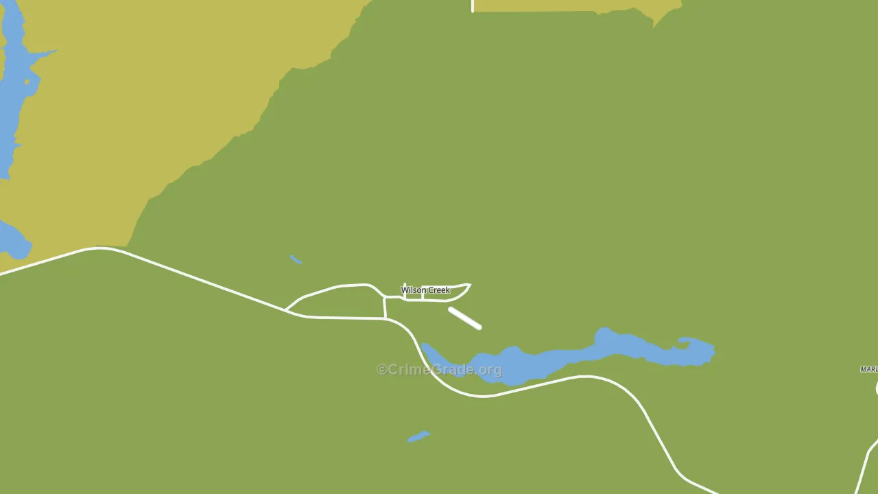 Wilson Creek, WA Map of Vandalism Rates