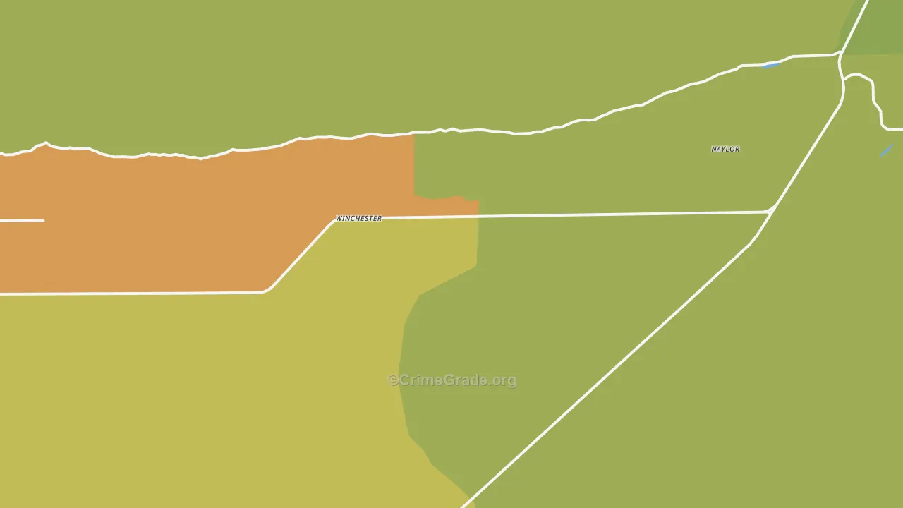 Winchester, WA Map of Vandalism Rates