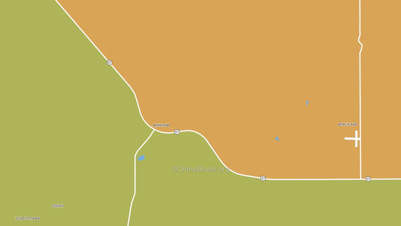 Windham, MT Map of Vandalism Rates